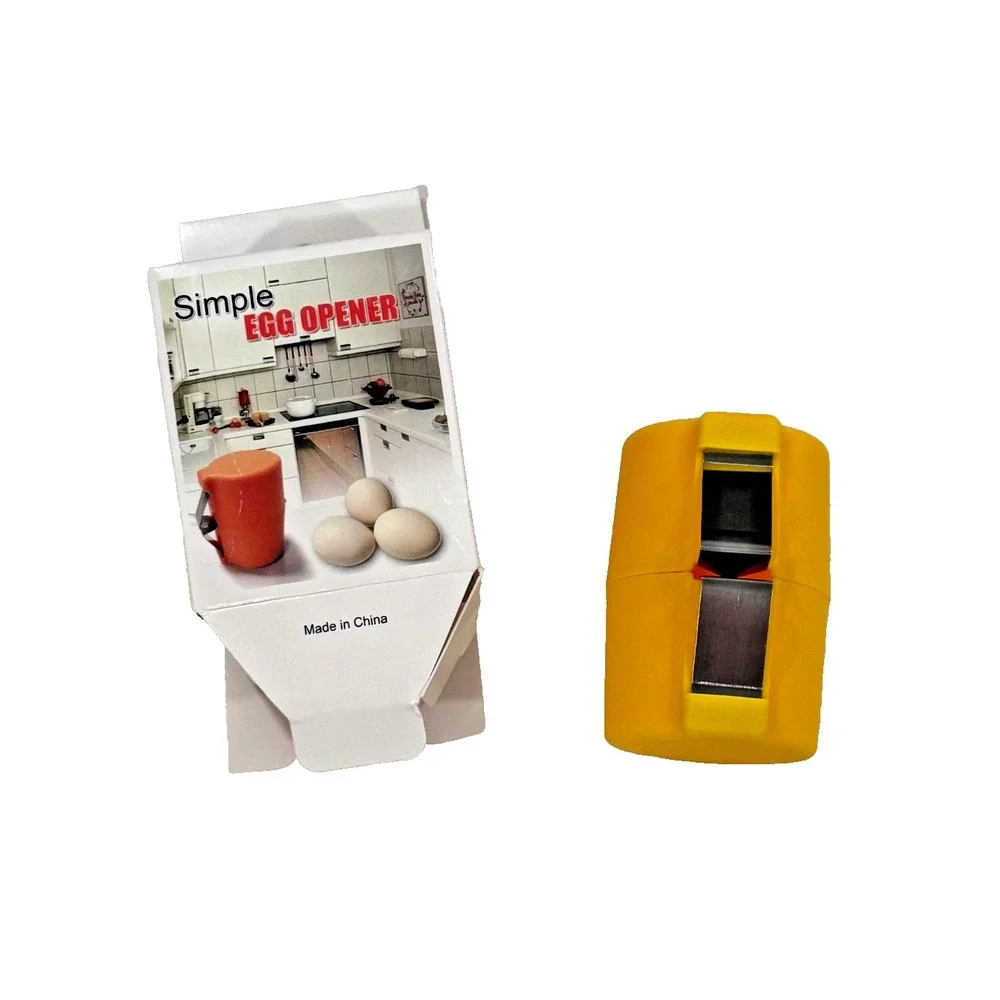 Simple‎ Egg Opener Gadget for Easy Egg Cracking/Separating NWT